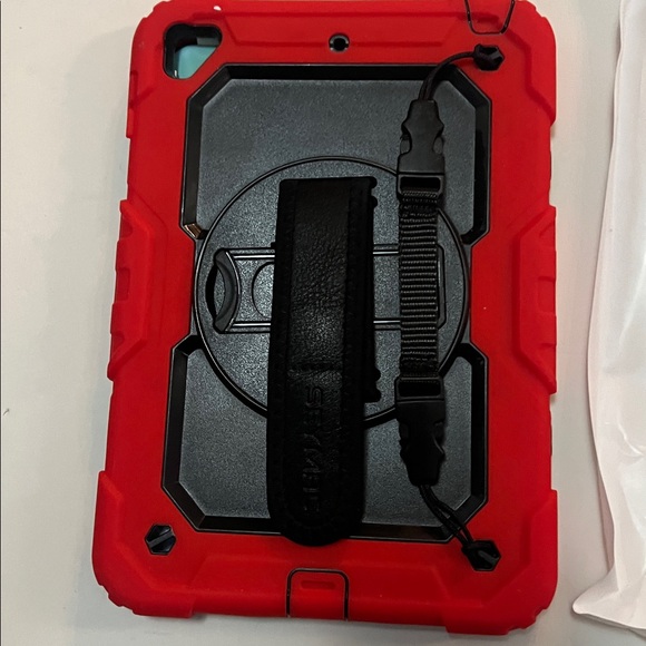 Seymac Shockproof Stock tablet Case for generation Y2SD mini5- Red and Black - Picture 3 of 4